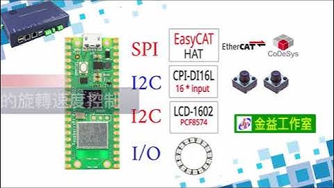 EasyCAT👷‍♂️使用兩個按鈕做環燈的旋轉速度控制 #ethercat #easycat #neopixel