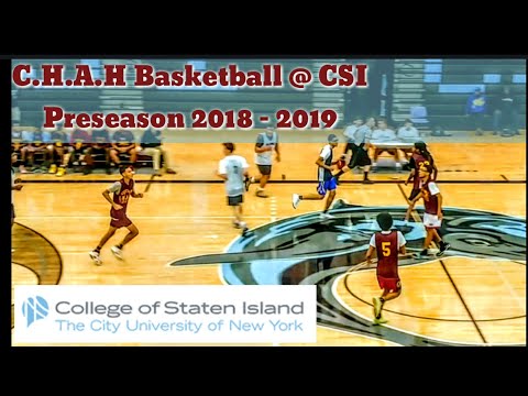🏀 (2018) Community Health Academy of the Heights HS Play at the College of Staten Island