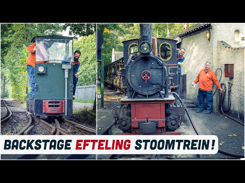Hoe werkt de Efteling Stoomtrein? Meewerken als machinist! Werking van een stoommachine