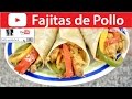 CÓMO HACER FAJITAS DE POLLO | Vicky Receta Facil