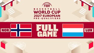 Norway v Luxembourg | FIBA Basketball World Cup 2027 European Pre-Qualifiers