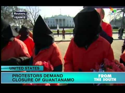 13th Anniversary Of Opening Of US Prison At Guantanamo Cuba 