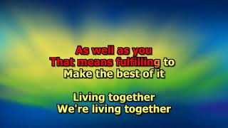 Video thumbnail of "Fire And Rain - Living Together karaoke vocal reduction"