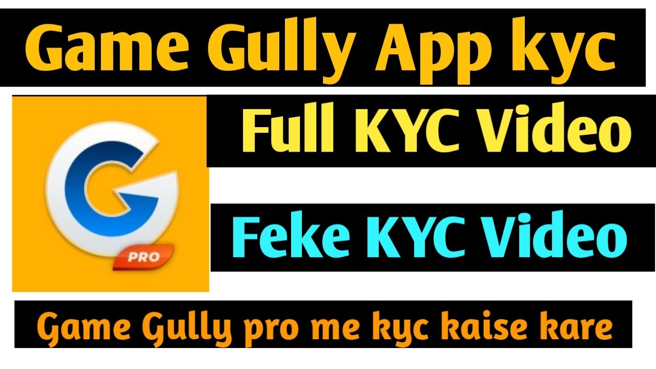 Game Gully pro me kyc kaise kare | How to complete kyc in game gully by fake adhar card | Game Gully