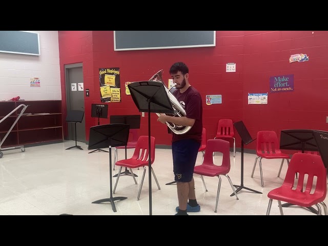 Edgar Moreno (Euphonium) - Excerpt from Barber's Commando March class=