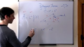 The Weirdest Proof of Pythagoras's Theorem