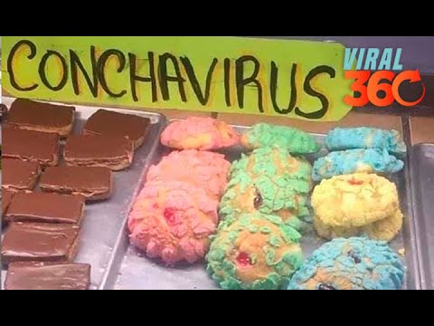 'Conchavirus'; crean pan dulce en honor al coronavirus