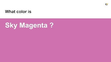 Sky Magenta color #cf71af hex color - Violet color - Cool color cf71af