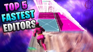 Top 5 FASTEST Editors in Fortnite...