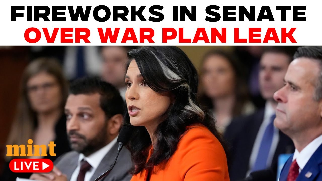 Live: Trump team Blasted over 'Yemen war plan' leaked |US Senate Explodes |Tulsi Gabbard |Kash Patel