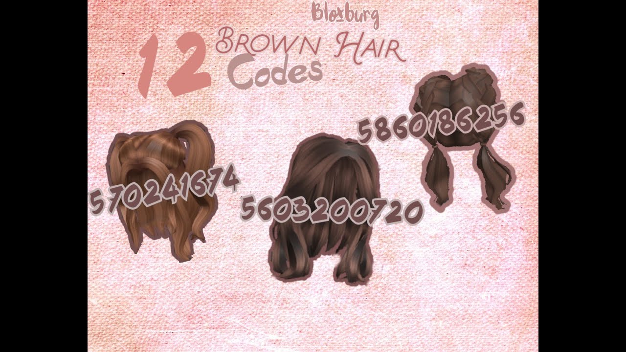 Aesthetic Bloxburg Hair Codes