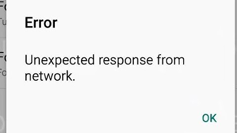 Unexpected response from network error occurred while Updating Call Forwarding settings in Android