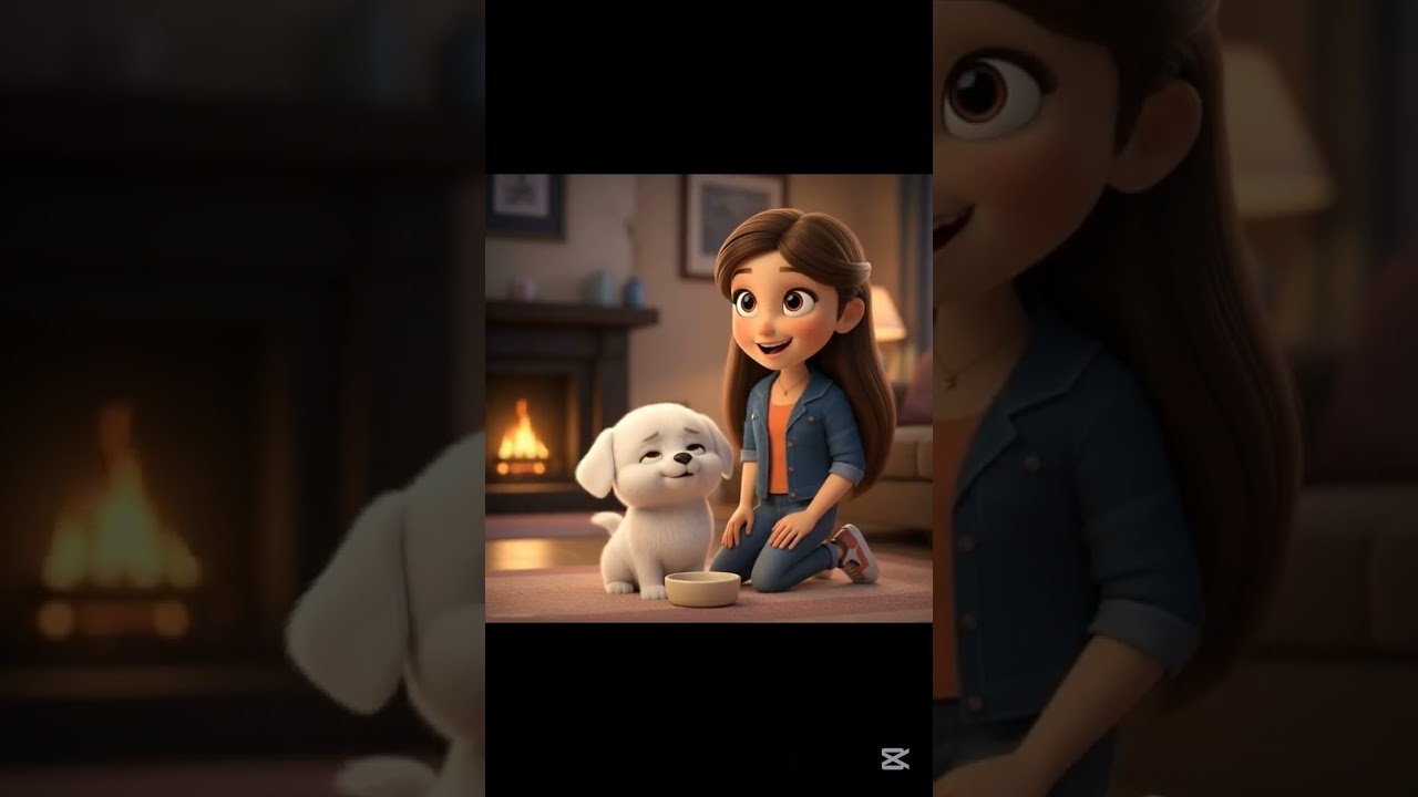 "Rainy Day Rescue: Fluffy Puppy’s Heartwarming 3D Adventure 🐶☔"