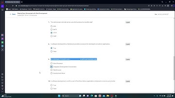 Get started with Web Development week 1 quiz answers | Introduction to Back-End Development