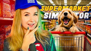 НАНЯЛА ПЕРВОГО СОТРУДНИКА В СУПЕРМАРКЕТ // SUPERMARKET SIMULATOR