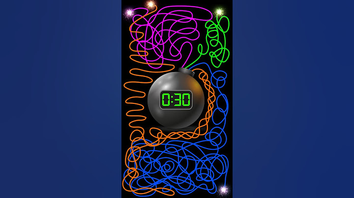 30 Seconds Timer Bomb with COLORFUL Explosion