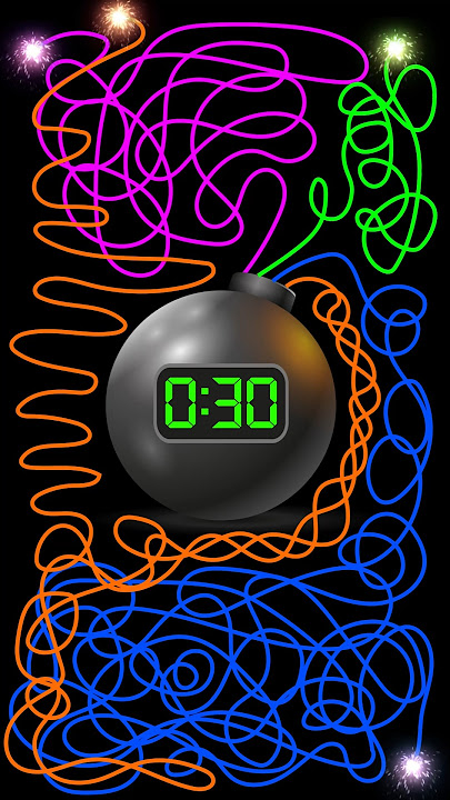 30 Seconds Timer Bomb with COLORFUL Explosion