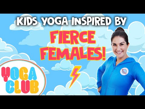 Kids Yoga About Fierce Females! ⚡ Yoga Club (Week 25) | Cosmic Kids