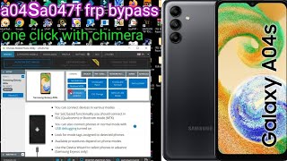 a04s a047f frp bypass one click all binary with chimera