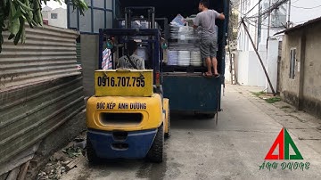 Bốc xếp hàng hóa, cho thuê xe nâng hạ hàng