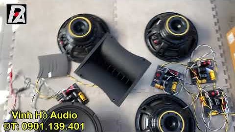 Loa VIP về Hải Dương, Khách Mua Nguyên Bộ Ruột về Ráp Array Tại Nhà. GM12-88N vs D-750II