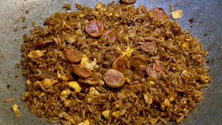 Nasi Goreng Sosej. Senang & Sedap. Anak-Anak Mesti Suka
