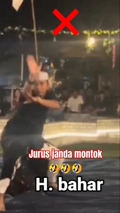 Video lucu Habib Bahar silat jurus janda gemoy bikin ngakak/funny videos comedy #shorts