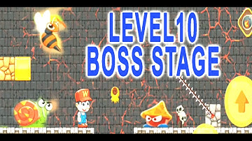 Super Bino Go Jump and Run  Game Start  Level 10  | (Android,ios free games) | Gameplay Walkthrough