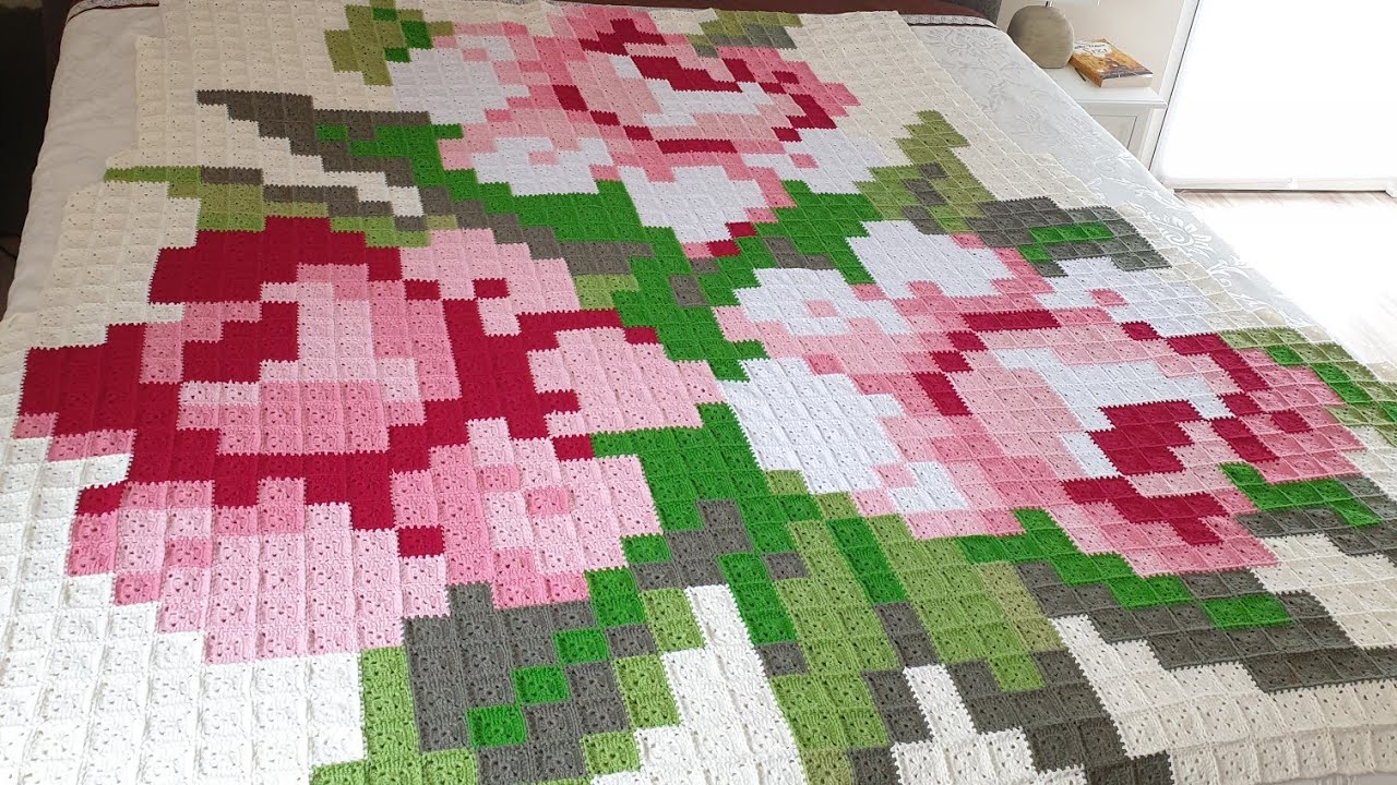 Çift kişilik yatak örtüsü pixelblanket YouTube