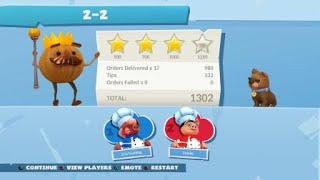 Overcooked 2 2-2 Campfire Cook Off DLC 4stars