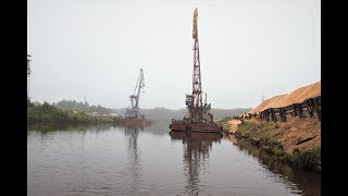 Ужинаем на лесопилке в поселке Депо на реке Вытегра. Ужинаем на лесопилке в поселке Депо на реке Вытегра.