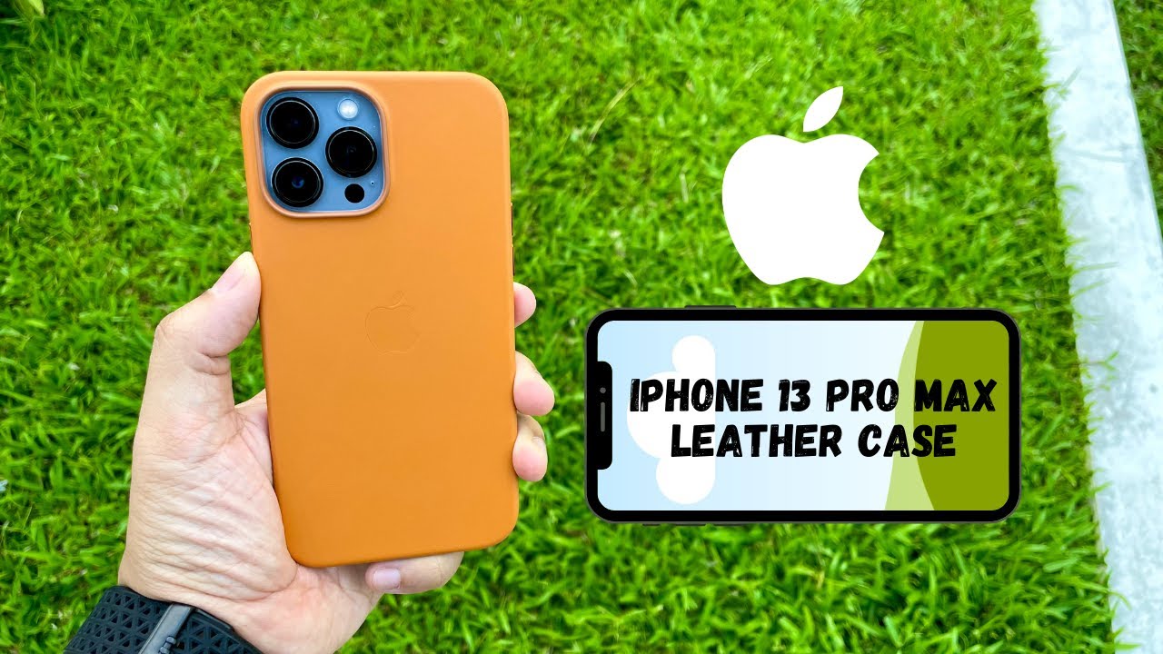 Iphone 13 Pro Max Apple Leather Case Golden Brown Youtube
