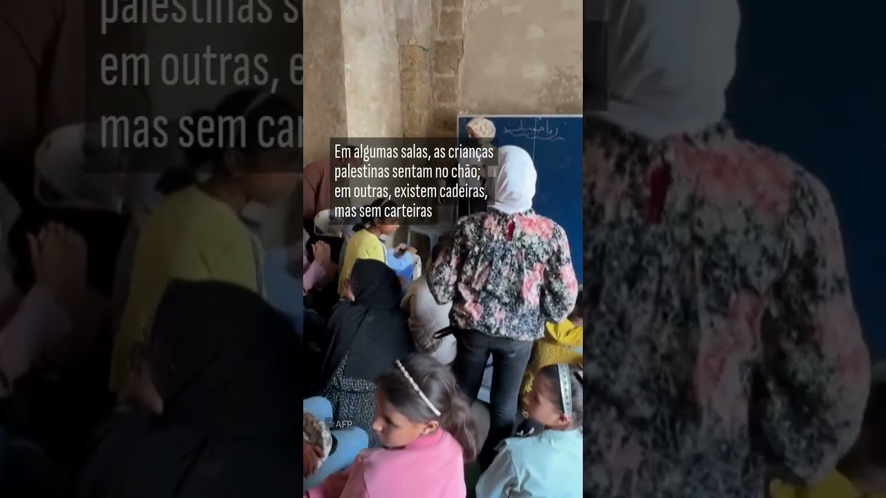 Crianças em Gaza voltam à escola em meio ao cessarfogo entre Israel e Hamas TV Online Crianças em Gaza voltam à escola em meio ao cessar fogo entre Israel e Hamas