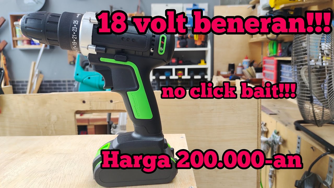 unboxing bor cordless 18v tanpa merek 