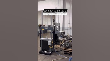 22Kip MTS 810 312.21 fatigue machine load frame #testingmachine #fatigue