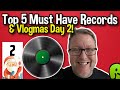 Top 5 Must Have Records (Vlogmas Day 2!) #vlogmas #christmas #vinyl