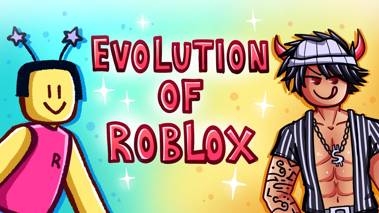 evolution of roblox guests #roblox 