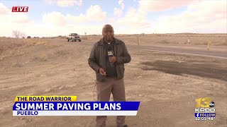 Ten streets, three roundabouts in Pueblo's 2024 paving plan