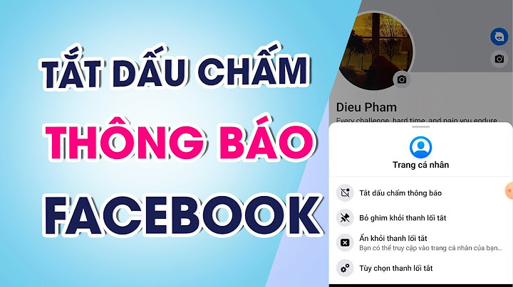 Dấu chấm trong facebook nghĩa là gì