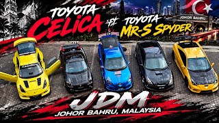 TOYOTA CELICA ft. TOYOTA MR-S SPYDER JDM MALAYSIA | 7 GEN | 2ZZ | JOHOR BAHRU MALAYSIA