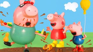 peppa pig official channel peppa pig stop motion shopping at the vegetable market with peppa pig