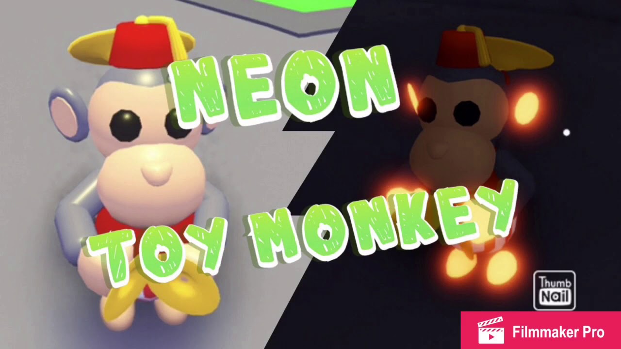 Making A Neon Toy Monkey On Roblox Adopt Me Youtube - toy monkey roblox adopt me