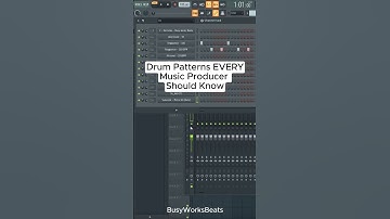 Drum Patterns Every Music Producer Should Know