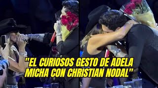 ADELA MICHA EN EL CONCIERTO DE CHRISTIAN NODAL, LEVANTA CURIOSIDAD POR LO QUE LE DIJO