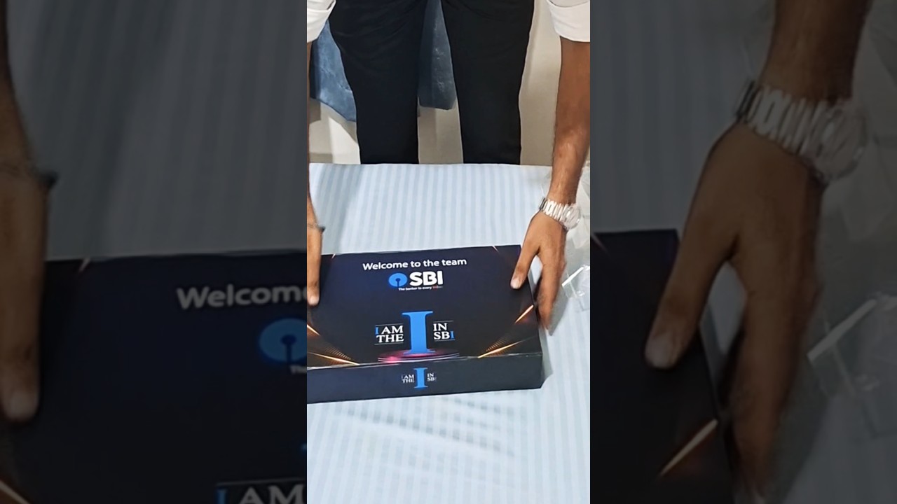 SBI PO welcome kit unboxing 2025 