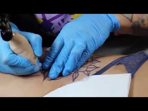 Tattoo Timelapse I Şakayık Dövmesi