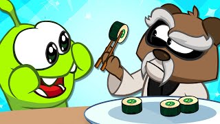 Om Nom Stories - Membuat Sushi  | Kartun untuk Kanak-kanak