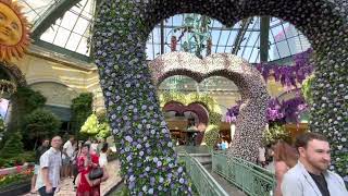 Bellagio fountains and garden