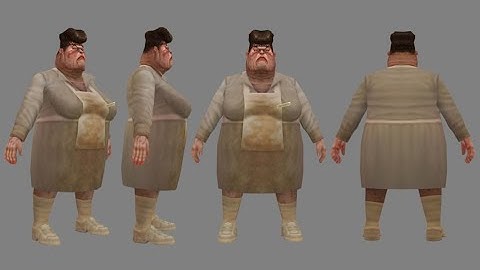 Bully Beta - Alpha Edna (Cafeteria Lady) Recreation Mod