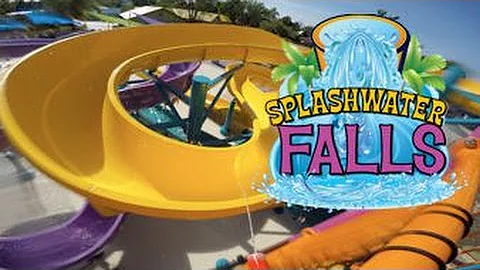 NEW for 2016 Six Flags America Splashwater Falls HD | BrandonBlogs